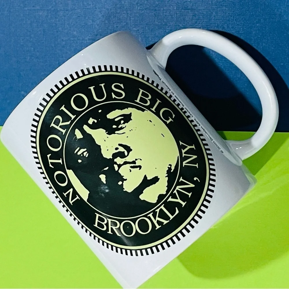 The Notorious BIG Biggie Brooklyn Hip Hop 90’s 11oz White Mug NEW